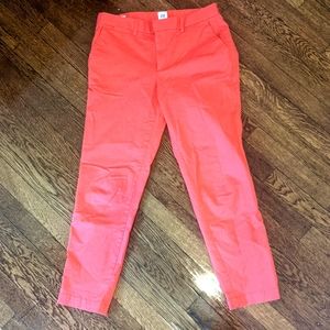 Slim cropped pink pants - sz 2, GAP
